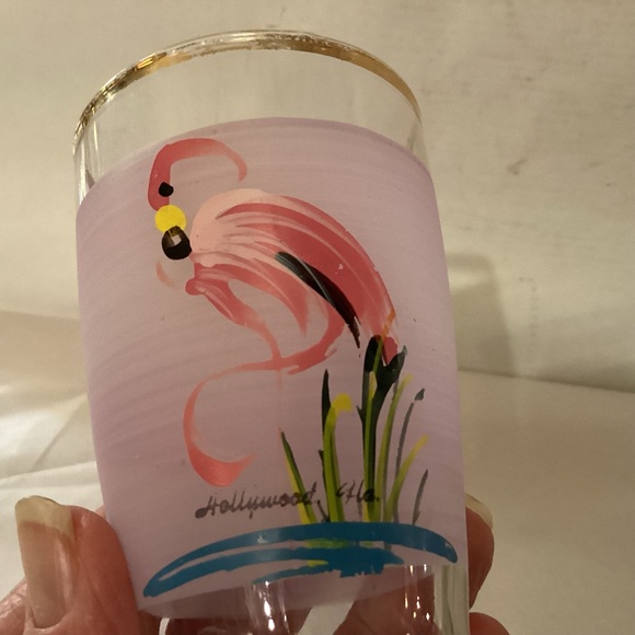 Vintage souvenir glasses Florida, hand painted - Picture 2 of 10